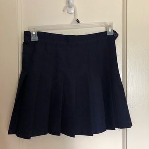American Apparel Navy Tennis Style Skirt